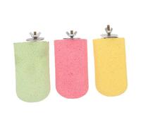 HEMOTON 3 Perchas para Soporte para Pájaros Plataforma para Patio De Juegos Plataforma para Pájaros Soporte Perchas para Periquitos De Juego