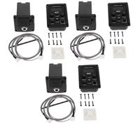 HEMOTON 3 Piezas 4 pastilla de guitarra acustica - Ecualizador de guitarra - Preamp para guitarra amplificador pastilla acústica pastilla piezoeléctrica Sin que pasar a buscar Batería
