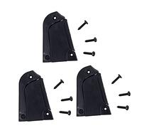 HEMOTON 3 Piezas cubierta de barra de armadura accesorio de guitarra tapa de tensor para guitarra partes de bajo accesorios de guitarra repuestos de guitarra Tapa de alma de 3 agujeros