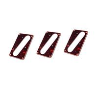 HEMOTON 3 Piezas cubierta de camioneta anillos de montaje de guitarra tapas de camionetas cromadas accesorio guitarra eléctrica marco humbucker placa de montaje de recogida cromo puente