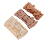 HEMOTON 3 Piezas Diadema Con Lazo Chica Pañuelo Niña Productos Lazos Para El Cabello Para Niñas Accesorios Para El Cabello Niña Diademas Diademas Para Niñas Tocado De Lazo Nylon