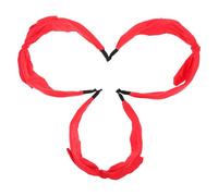 HEMOTON 3 piezas Diademas con Lazo Rojo Nudo Orejas Conejo Diademas Elásticas para Mujer y Niña Accesorios para Fiestas Navidad