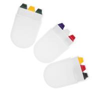 HEMOTON 3 Piezas Kit de Pintura Facial Patriótica para Fanáticos del Deporte Colores de Bandera Nacional, Fácil de Limpiar Textura Fluida para Fiestas y Celebraciones