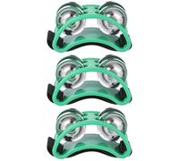 HEMOTON 3 Piezas Sonajero De Campana De Pie Herramientas Para Hombre Accesorios Para Hombres Para Hombres Pandereta Jingles Bell Niño Aleación