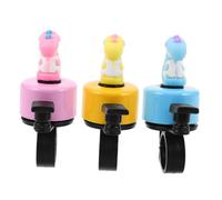 HEMOTON 3 Piezas Timbre Bicicleta Infantil Diseño Dinosaurio Sonido Fuerte para Scooters Bicicletas Montañeras y Triciclos