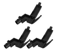 HEMOTON 3 Soportes para Cartuchos de Fonógrafo Negros, Soporte de Aguja para Tocadiscos de Vinilo, Accesorios Aplicables de Plástico para Platos Giratorios, Organizador