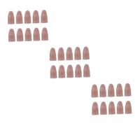 HEMOTON 30 Piezas dedos falsos con uña juguetes para el pulgar uña falsa cubierta de pulgar artificial fake nails Fingernails falsos espectáculo de escenario engañar a los dedos