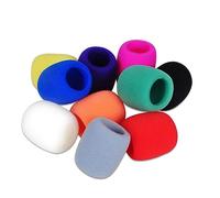 HEMOTON 30 Piezas Funda de Esponja para Micrófono Protectores de Micrófono y Auriculares Colores Surtidos para Uso Casa y Ktv Color Aleatorio