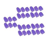 HEMOTON 30 Piezas Teclado De Saxofón Instrumento Keytar Suministro De Saxofón Partes De Saxofón Almohadillas Para Los De Saxofón Funda Para Llave De Saxofón Púrpura Gel De Sílice