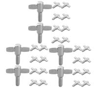 HEMOTON 30 Uds Tornillos De Tambor Kit De Tambor Tornillo Platillo Tornillo De Fijación Platillo Ala Tornillo De Fijación Tornillos Para Platillo Kit De Batería Sujetadores Platillo