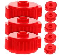 HEMOTON 32 Piezas Tapa de liberación rápida de platillos fija tornillos drum kit accesorios de fijación de platillos alfombra de rodillos partes de accesorios de