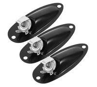 HEMOTON 3piezas De Guitarra Eléctrica Estilo Barco Conector Jack Para Guitarra Conectores De Montaje De Conector