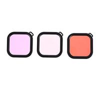 HEMOTON 3piezas Filtro De Lente De Buceo Carcasa Protectora Alta Filtros para Cámara Color