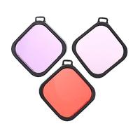 HEMOTON 3piezas Filtros De Lente Buceo Snorkel Carcasa Protectora para Azules y Dulces