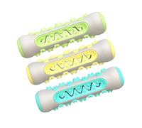 HEMOTON 3piezas Juguetes De Dentición para Perros Juguetes Masticables De TPR Cepillo De Dientes Hueso Herramienta De Cuidado para Cachorros Extremadamente Duradera para Jugar Mascotas