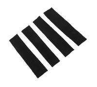 HEMOTON 4 Almohadillas Filtro De Sonido De Fieltro De Lana Negra Para Erhu, Almohadilla De Absorción Acústica, Aislamiento De Vibraciones, Reducción De Ruido Para Práctica y Actuación Musical