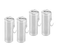 HEMOTON 4 Filtros de Té de Acero Inoxidable Diseño de Malla Fina para Infusor Compacto, Adecuado para Preparar Té en Casa Filtrado Preciso y Duradero