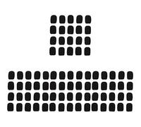 HEMOTON 4 Juegos de Fundas de Esponja para Micrófono de Parabrisas para de Solapa Funda Artesanía Fina 20 Unidades X 4