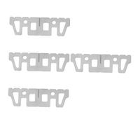 HEMOTON 4 Juegos Quemador De Titanio Accesorio De Sartén Titular De La Olla Soporte para Wok Delicado Suministro De Pan Sostenedor del Wok De Camping Soporte De Estufa Multifunción Silver