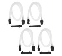 HEMOTON 4 Juegos Tubos Flexibles para Melódica Accesorios de Boquilla de Plástico Resistente Recambio Compatible con Teclados de Teclas para Instrumentos Musicales Portátiles