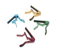 HEMOTON 4 Piezas Clip de Afinación para Guitarra y Ukelele Cambiador de Tono de Abrazadera de Guitarra Duradera Accesorio