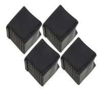 HEMOTON 4 piezas cubrepies escalera cubrepies escaleras almohadillas escaleras de goma almohadillas escaleras plegables gabinetes metálicos sillas plegables cuadrado botas protector alfombra
