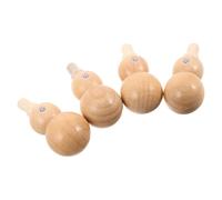 HEMOTON 4 Piezas Kazoo y Portátil de Madera Diseño Clásico de Calabaza Profesional Adultos en Fiestas y Viajes