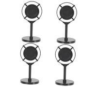 HEMOTON 4 Piezas Modelo De Micrófono Retro Juguete para Niños De Mesa Amarillo Juego Infantil Topper De Escritorio Decoración Vintage Macetero De Mimbre 1950 Regalo Abs Antiguo