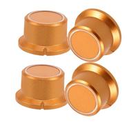 HEMOTON 4 piezas Perillas de Control de Volumen Ajustables para Equipos de Audio Diseño Compatible con Amplificadores y Sistemas de Sonido para Estudio y Cine Casa