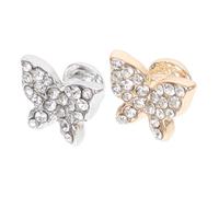 HEMOTON 4 Piezas reloj con tachuelas diamantes de imitación para uñas adorno de banda decoración decoraciones de correa de reloj de silicona clavos decorativos de aleación mirar accesorios