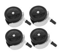 HEMOTON 4 Piezas Ruedas para Cochecito Niña Reemplazo Silenciosas Giratorias con Inserción Fácil Montaje y Resistencia para Carrito Infantil Pram Walker