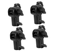 HEMOTON 4 Piezas Soporte para proyector pivote para proyector Soporte del Eje Pieza pivotante del Soporte del proyector pivote Universal para Soporte de proyector Eje Ajustable AbS Black