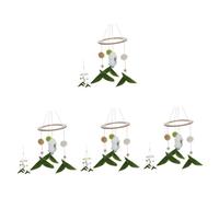 HEMOTON 4 Piezas Tejiendo Campana De Cama Carinificar Juguete Juguetes Para Guirnalda De Carillón De Viento De La Tienda Juguetes Infantiles Cuna De Niño Abeja Encanto Sintió Bebé