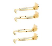 HEMOTON 4 Piezas tornillo violín barbilla clave tornillos mentonera Accesorios para violín Tornillo metal para violín abrazadera violín violín para sujetar