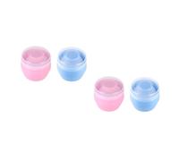 HEMOTON 4 Sets polvos corporales compactos contenedor de polvo de maquillaje botella de hojaldre para Esponja polvos bebé Almacenamiento polvos bebé caso de soplo de polvo