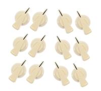 HEMOTON 48 Piezas Tapa de la perilla del potenciómetro amplificador baquelita Accesorios cabeza de pollo Guitarra mando el plastico