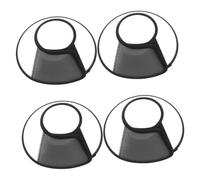 HEMOTON 4piezas Collar Antilamidos para Mascotas Unidades De Plástico Protector Elizabeth para Cicatrizar Heridas Práctico Protector Cuello De Gatos Perros Gatitos y Conejos Casa o Clínica