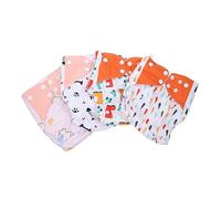 HEMOTON 4piezas Pañales De Reutilizables Para Impermeables y Transpirables Tipo Braguita Adecuado Para Recién Nacidos y Uso Diario Casa