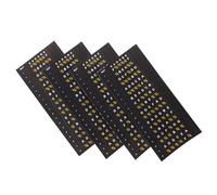 HEMOTON 4piezas Pegatinas para Diapasón de Guitarra Notas Recordatorias para Principiantes Guía de Dedos para Guitarra Eléctrica y Acústica Práctica de Escalas y Acordes