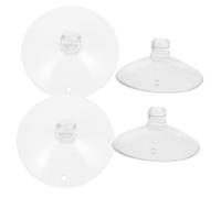 HEMOTON 4piezas Soporte De Guitarra Ventosa De Goma Accesorio Para Guitarra Ventosas Transparentes