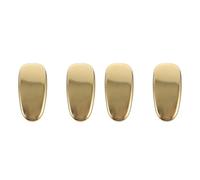 HEMOTON 4piezas Soportes Nasales de Titanio para Gafas Doradas Almohadillas Protectoras Duraderas y Cómodas para Lentes Recambios Resistentes para Gafas Seguro y Tacto Suave