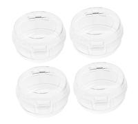 HEMOTON 4piezas Tapa Encimera Gas Cubiertas De Gas Para Cocina Protector De Diseño Transparente Fácil y Limpieza