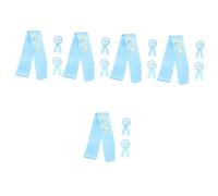 HEMOTON 5 Juegos Insignia de correa de hombro de maternidad regalos de bebe regalos de papá mami para ser faja para baby shower papá será insignia para baby shower foto vestir