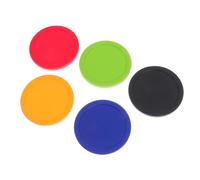 HEMOTON 5 Piezas Accesorios para Mesas de Hockey de Aire de Plástico, Pieza de Repuesto Redonda de 64mm Actividades de Ocio en Interiores