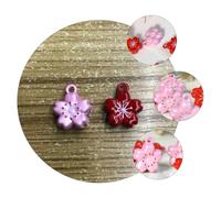 HEMOTON 5 Piezas Colgante de Campana Forma de para Collar de Mascotas Accesorios y Coloridos Decoración para Perros y Gatos para Personalización de Collares