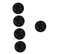 HEMOTON 5 Piezas de acordes de guitarra rueda de melodía del músico rueda circular musical herramienta de melodía de instrumento herramienta de melodía de metal de aluminio