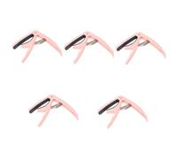 HEMOTON 5 Piezas De Cejilla Para Guitarra Eléctrica Clip Universal Para Guitarras Electroacústicas Ukelele Banjo Y Mandolina.