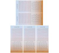 HEMOTON 5 Piezas Libro de Interpretación I Ching, Libro Guía de 64 Hexagramas en Papel, para Principiantes y Usuarios Avanzados, con Hermosas Ilustraciones, Adivinación y Toma