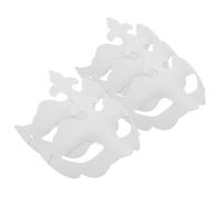 HEMOTON 5 Piezas Máscara de Papel Blanco para Pintar DIY Diseño en Blanco, Ligera y Creativa, Adecuado para Disfraces y Bailes de Ópera