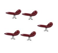 HEMOTON 5 Piezas Reposamanos Para Muñequera Para Protector De Dedos De Montura De Mano Para Accesorio Reposapiés Para Suministro De Abs Rojo
